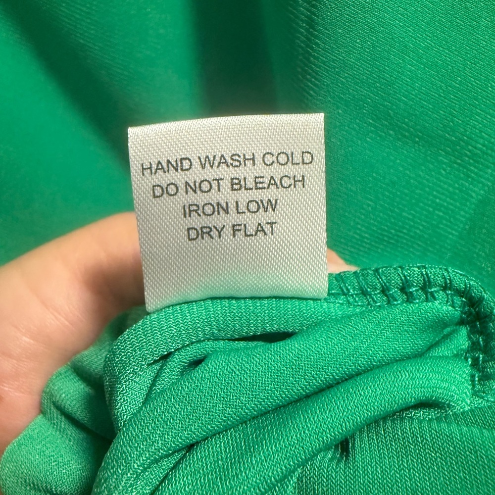 Haute Monde Kelly Green Bodysuit Short Sleeve - Medium - Picture 6 of 6